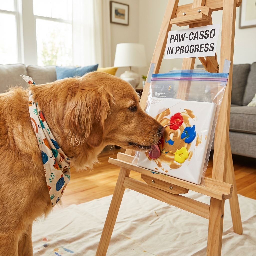 PAW-casso Painting
